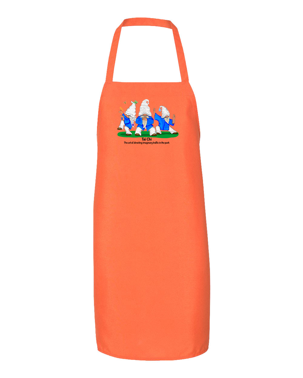 Tai Chi Gnomes on Apron