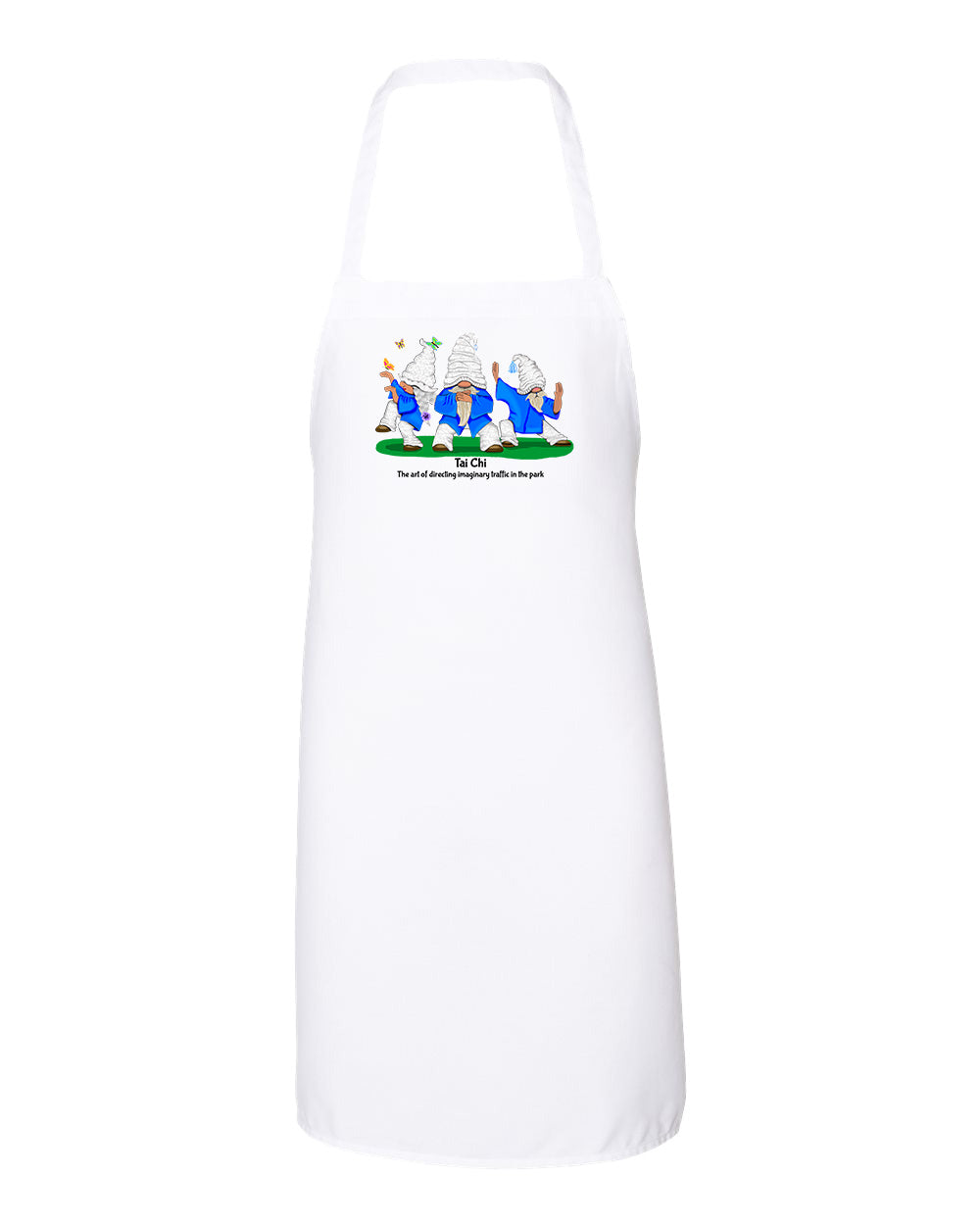 Tai Chi Gnomes on Apron