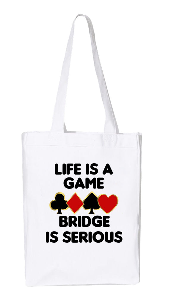 Life is a Game on Gusset Tote