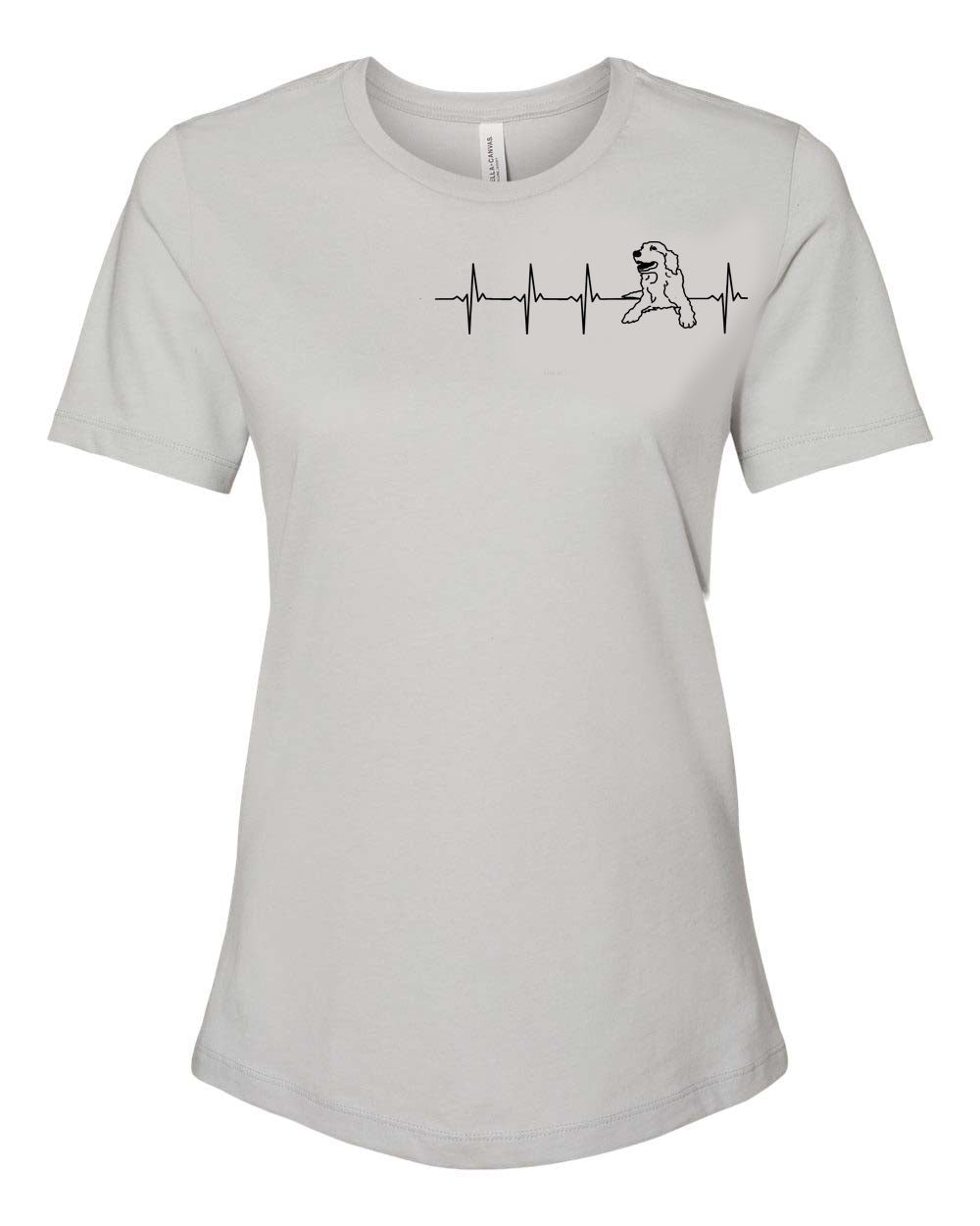 Retriever Heartbeat on Women's T-shirt