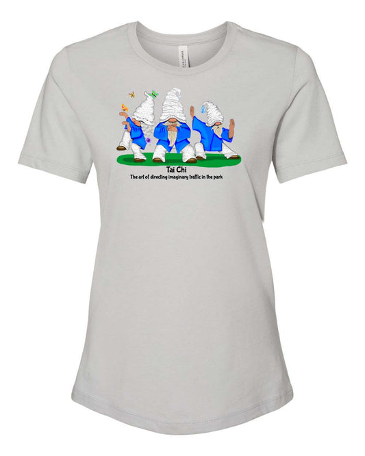 Tai Chi Gnomes on Women's T-shirt