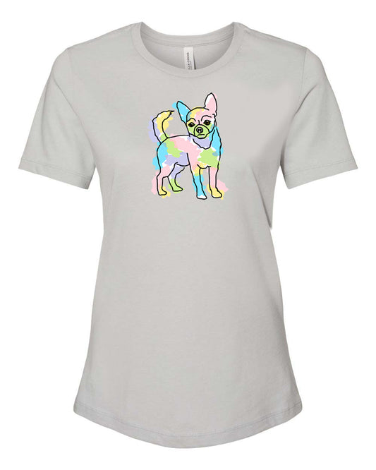 Chihuahua on Women's T-shirt