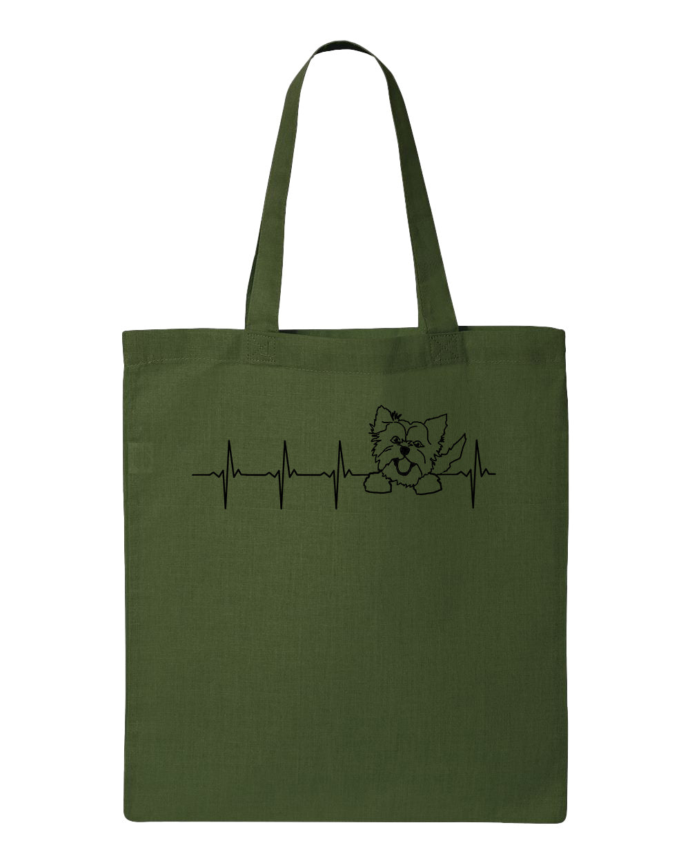 Yorkshire Terrier Heartbeat on Tote