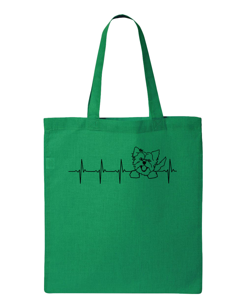 Yorkshire Terrier Heartbeat on Tote