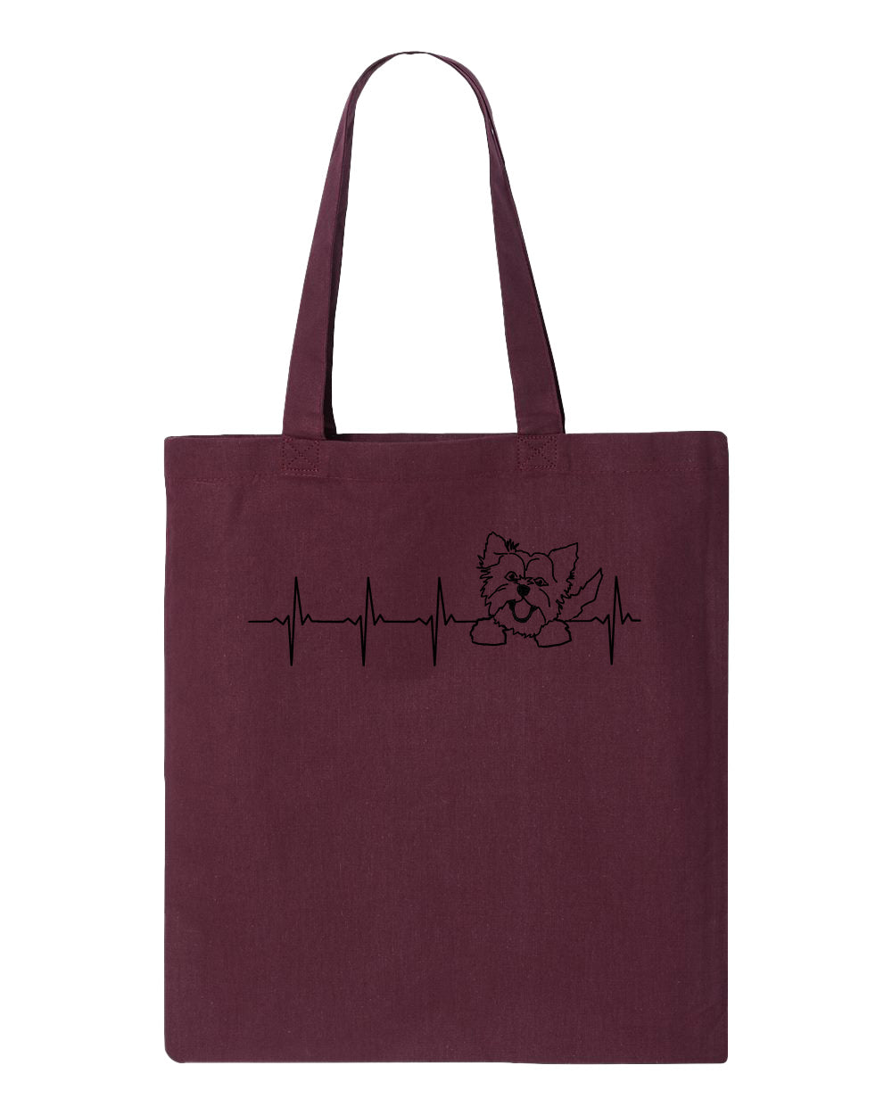 Yorkshire Terrier Heartbeat on Tote