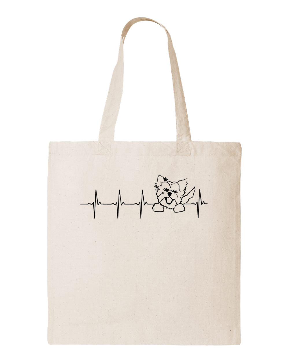 Yorkshire Terrier Heartbeat on Tote