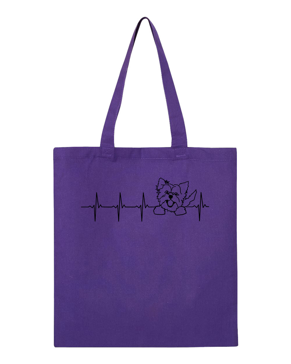 Yorkshire Terrier Heartbeat on Tote