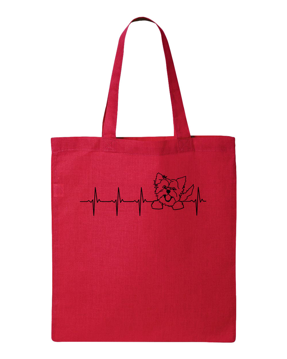 Yorkshire Terrier Heartbeat on Tote