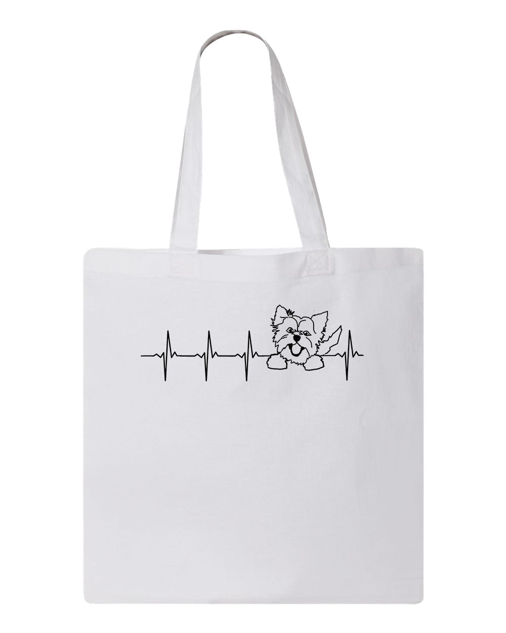 Yorkshire Terrier Heartbeat on Tote