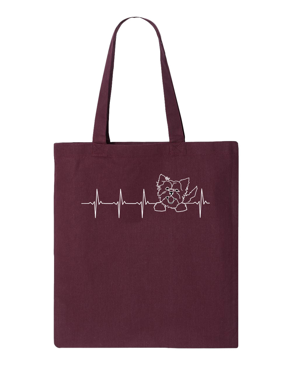 Yorkshire Terrier Heartbeat on Tote