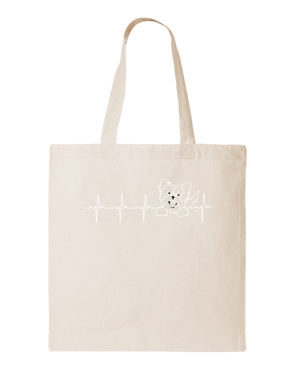 Yorkshire Terrier Heartbeat on Tote