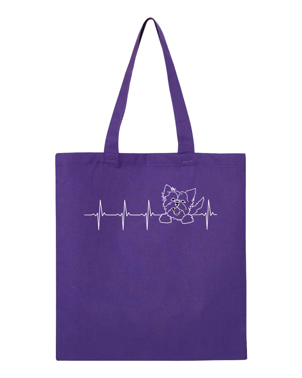 Yorkshire Terrier Heartbeat on Tote