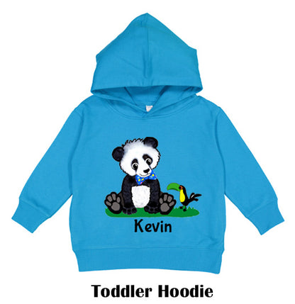 Boy Panda Toddler Hoodie