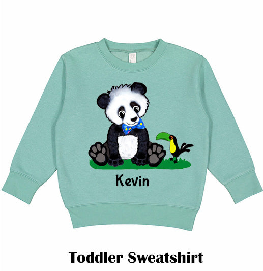 Boy Panda Toddler Sweatshirt