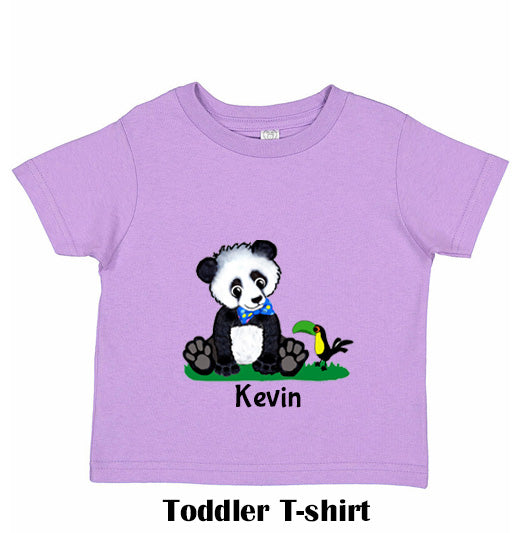 Boy Panda Toddler T-shirt