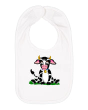 Load image into Gallery viewer, Cow on Bib
