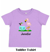 Load image into Gallery viewer, Flamingo Toddler T-shirt
