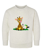 Load image into Gallery viewer, Giraffe Toddler Sweatshirt
