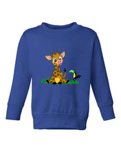Load image into Gallery viewer, Giraffe Toddler Sweatshirt
