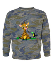 Load image into Gallery viewer, Giraffe Toddler Sweatshirt
