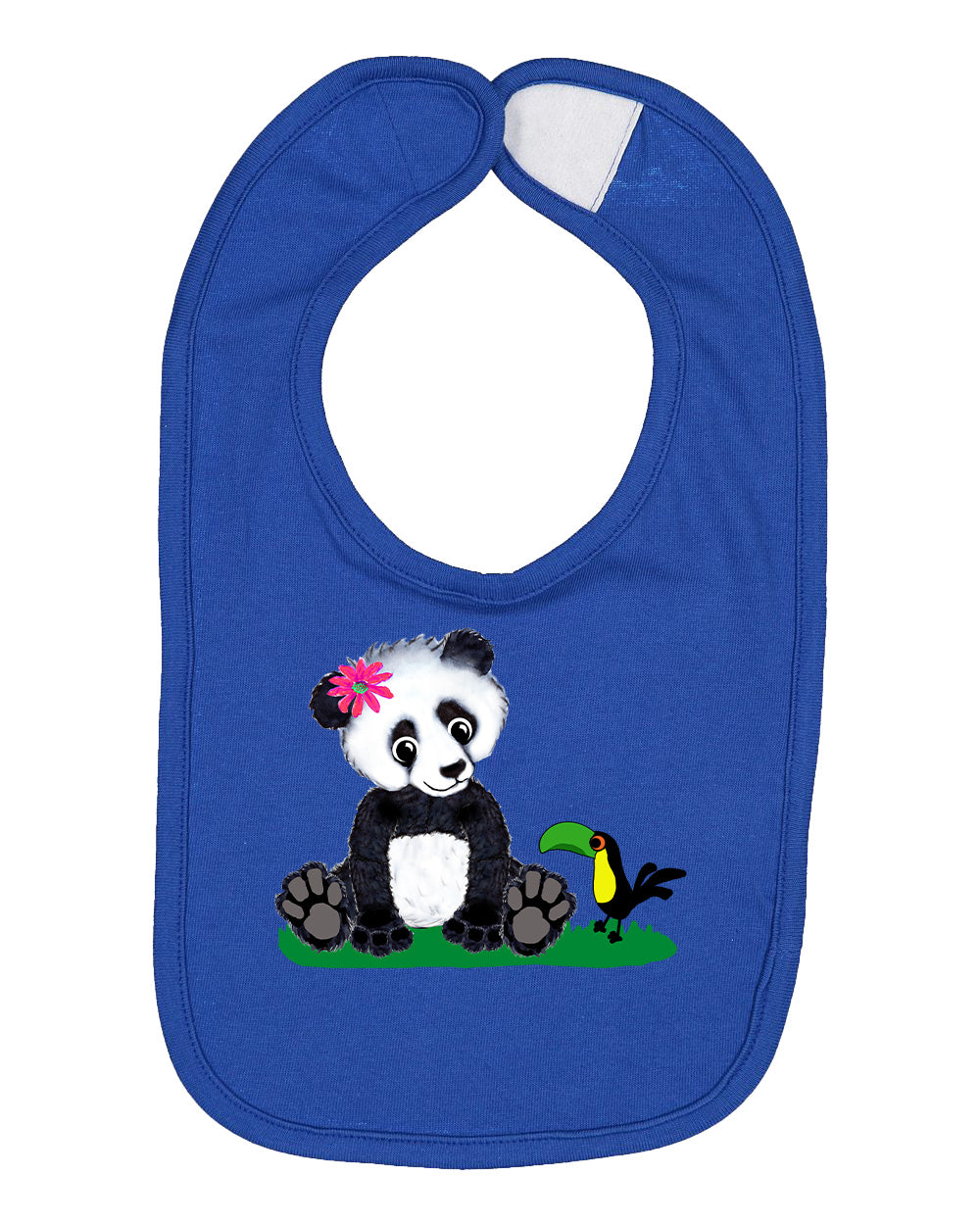 Girl Panda on Bib