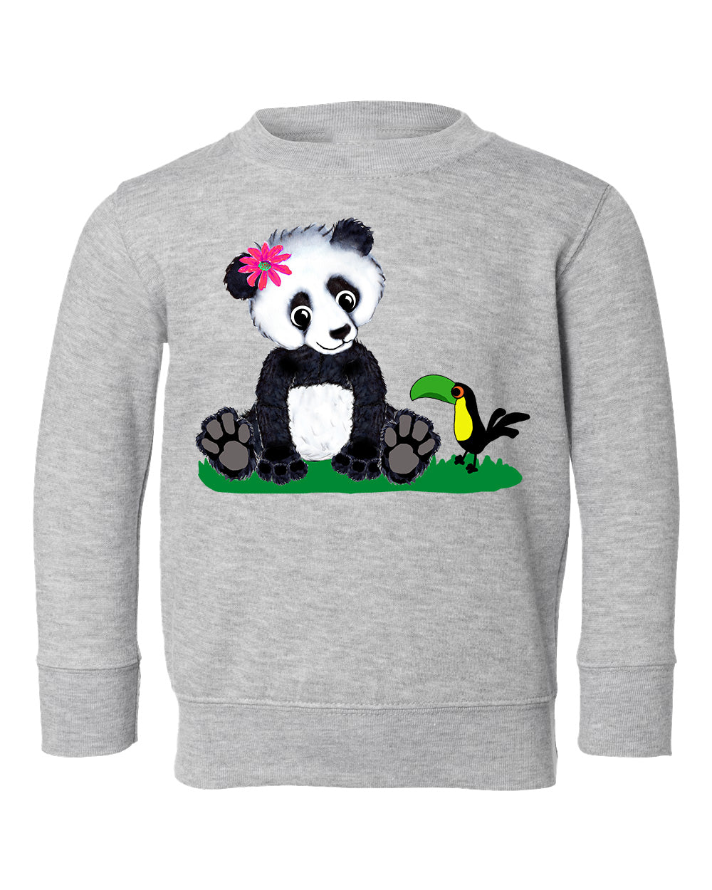 Girl Panda Toddler Sweatshirt