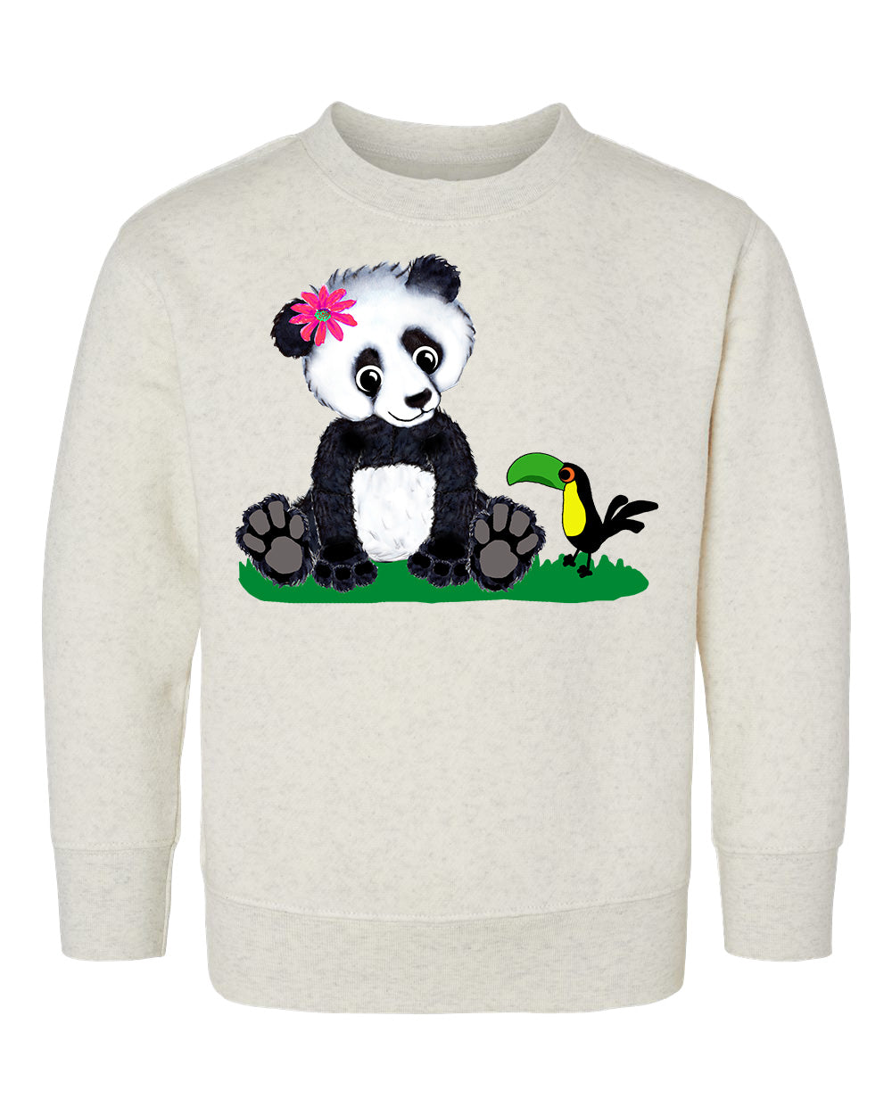 Girl Panda Toddler Sweatshirt