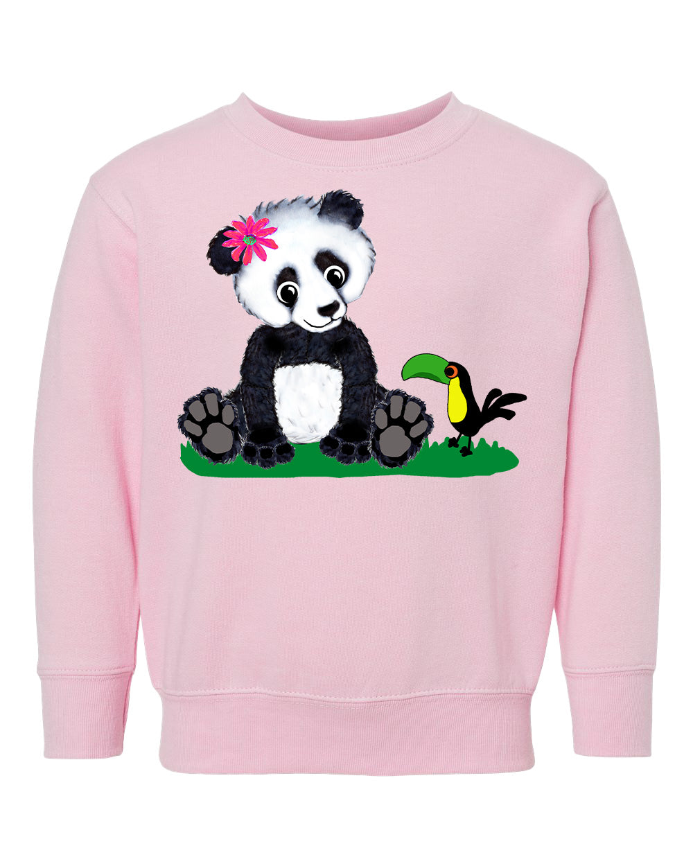 Girl Panda Toddler Sweatshirt