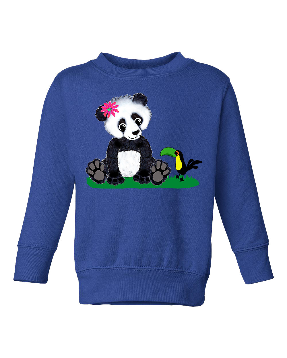 Girl Panda Toddler Sweatshirt