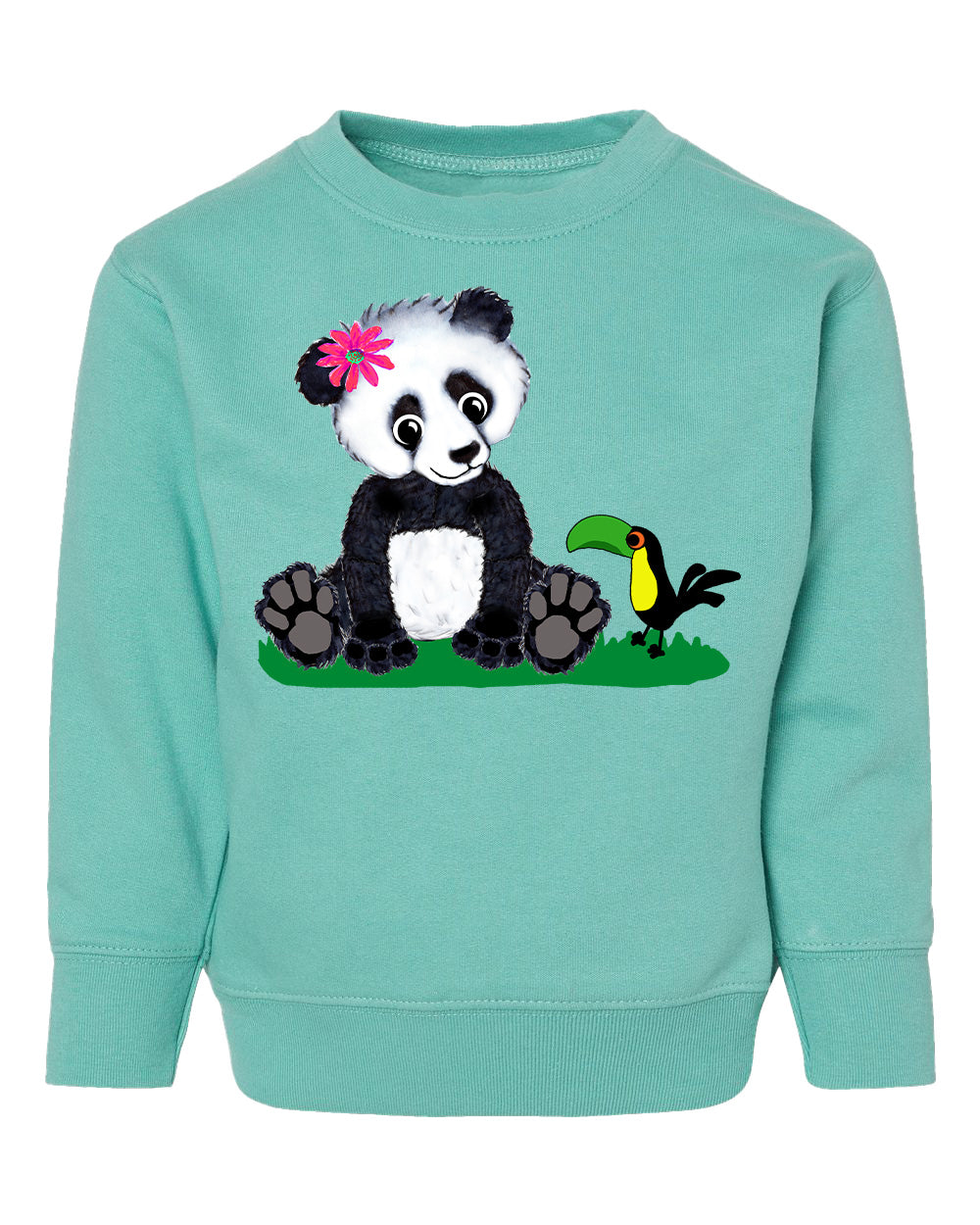 Girl Panda Toddler Sweatshirt