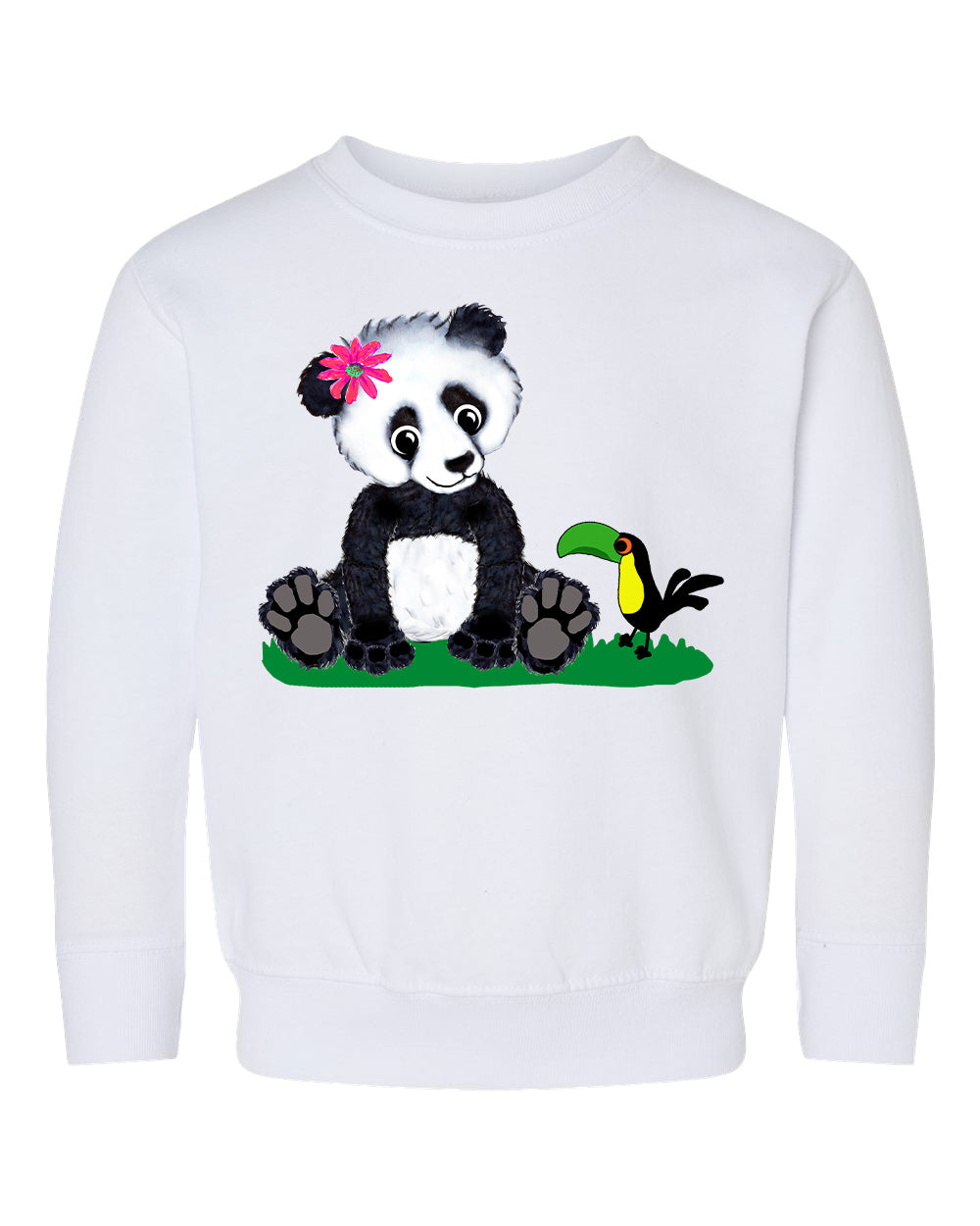 Girl Panda Toddler Sweatshirt