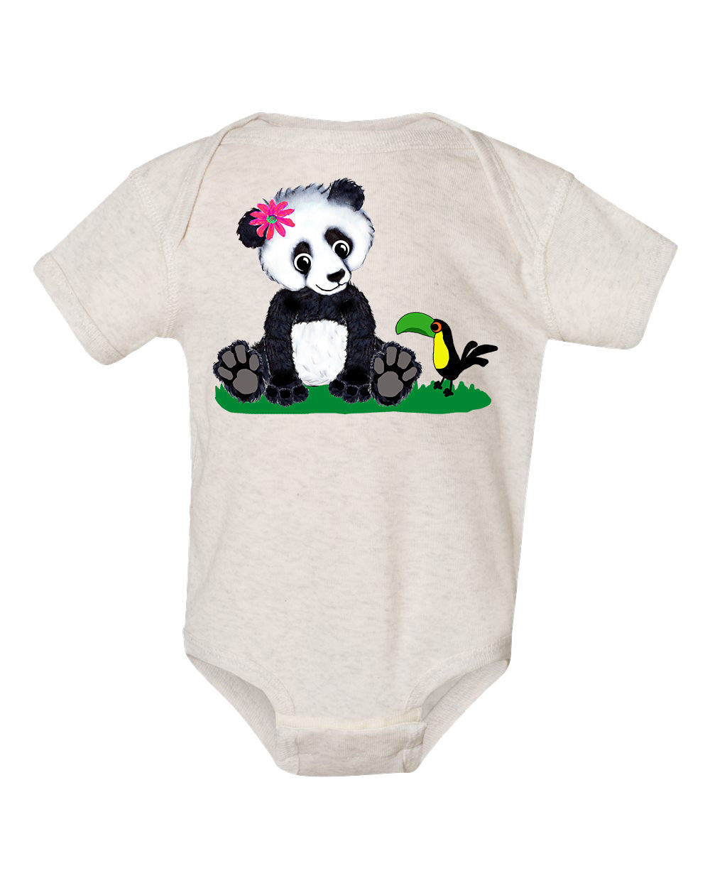 Girl Panda on Onesie