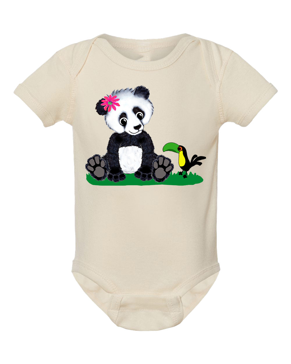 Girl Panda on Onesie