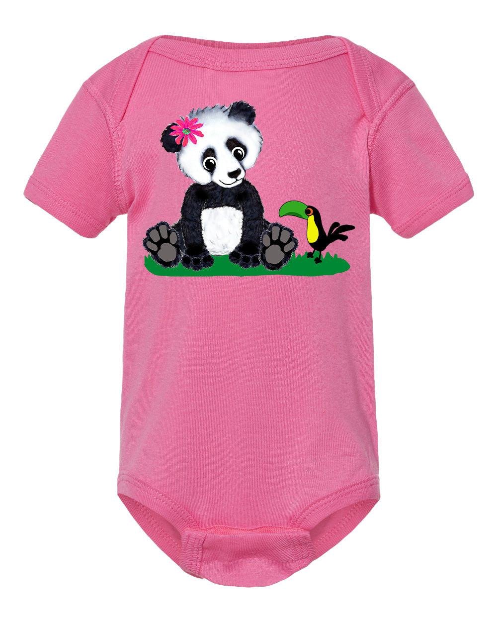 Girl Panda on Onesie