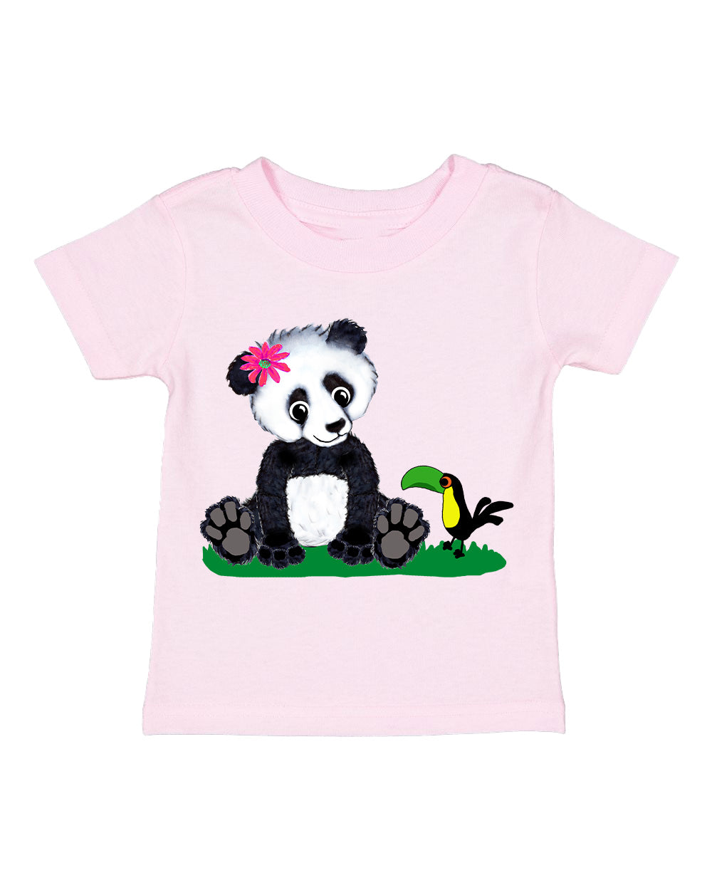 Girl Panda Toddler T-shirt