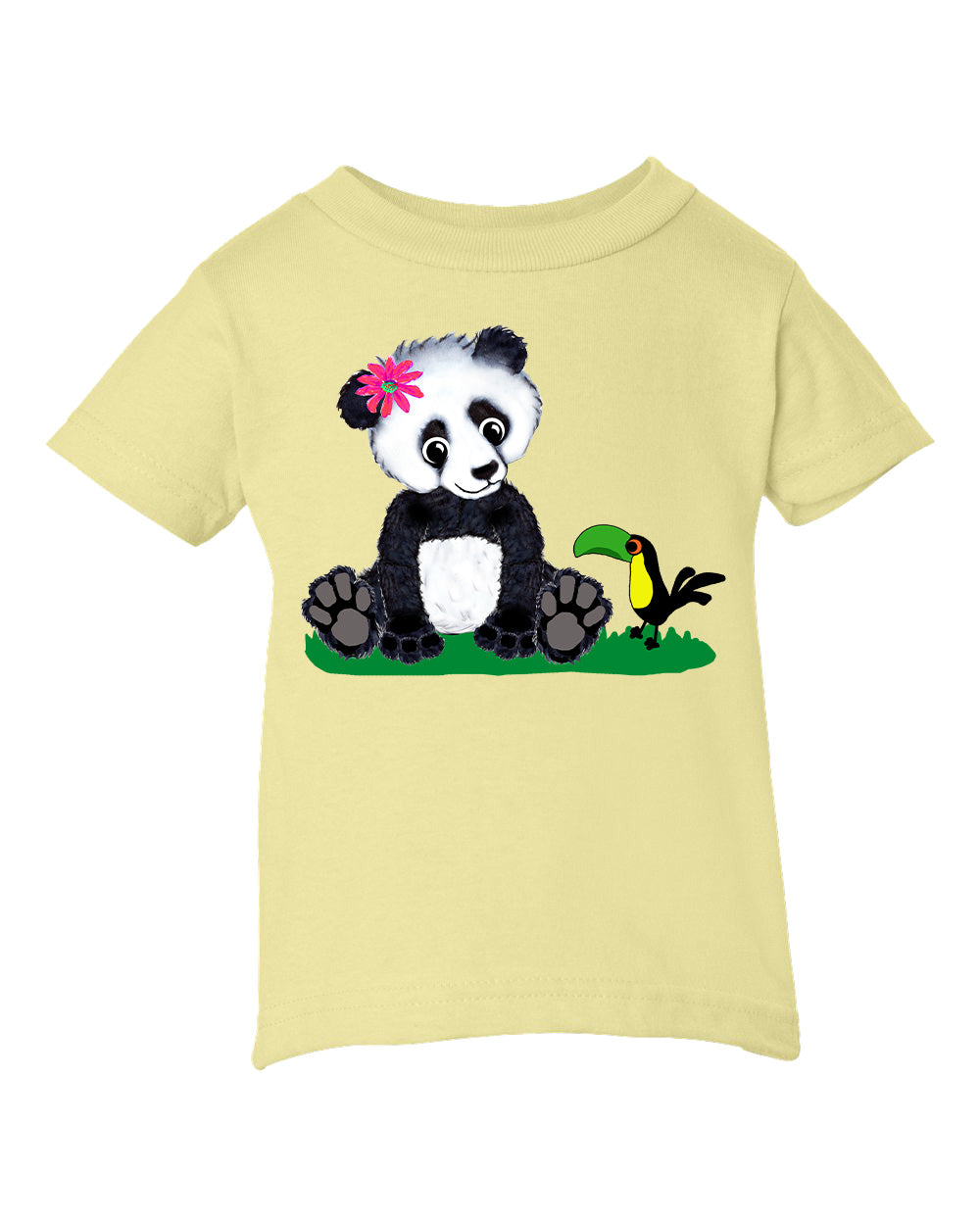 Girl Panda Toddler T-shirt