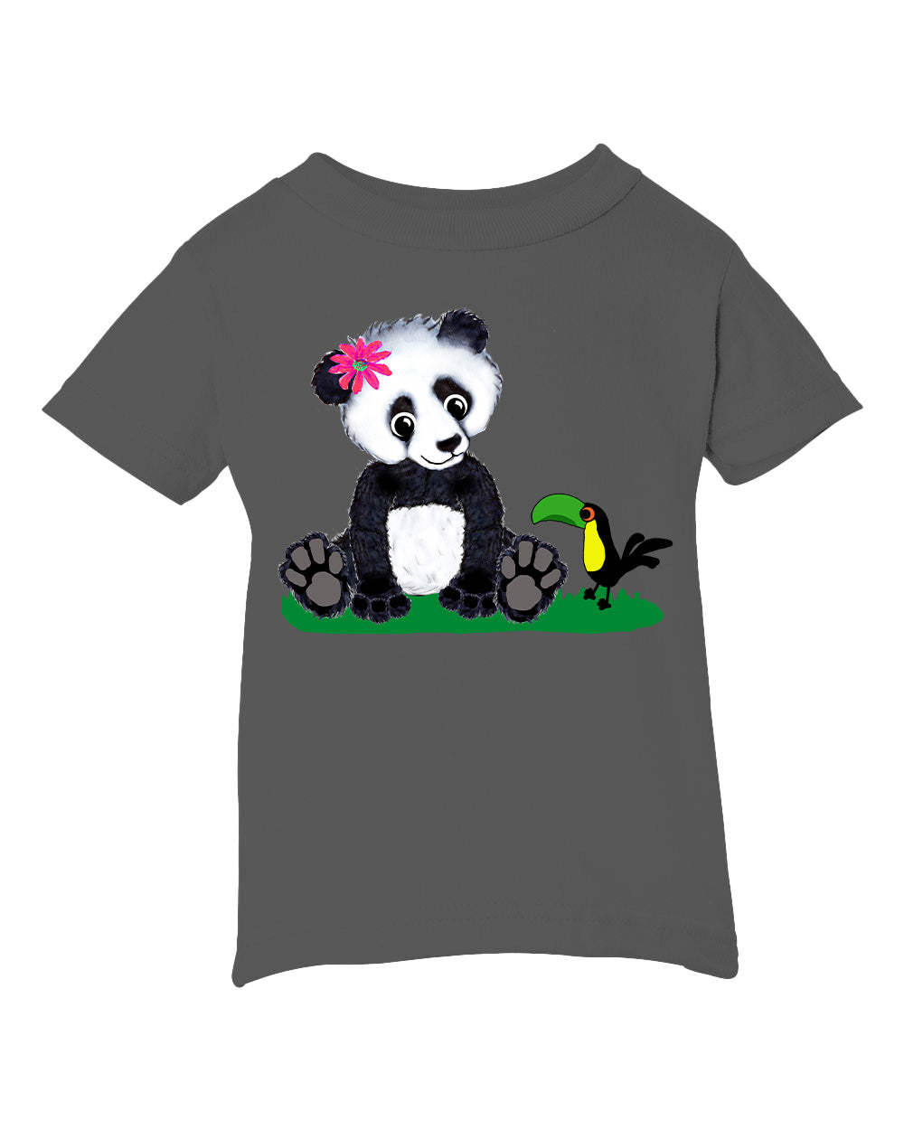 Girl Panda Toddler T-shirt