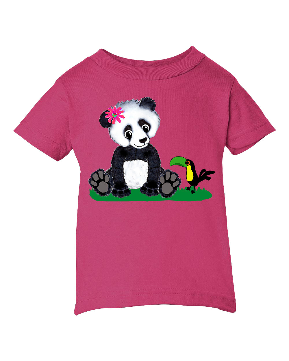 Girl Panda Toddler T-shirt