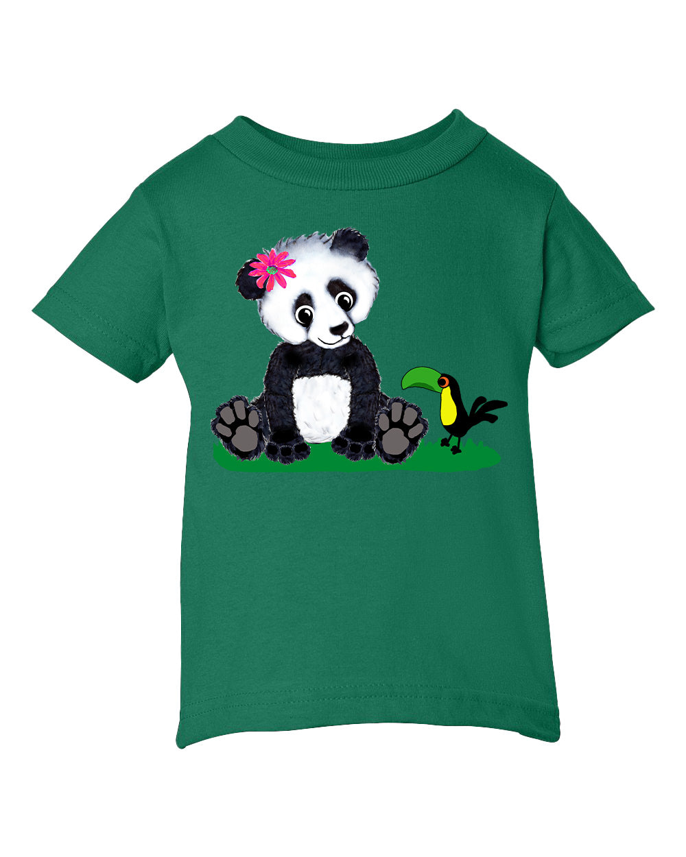 Girl Panda Toddler T-shirt