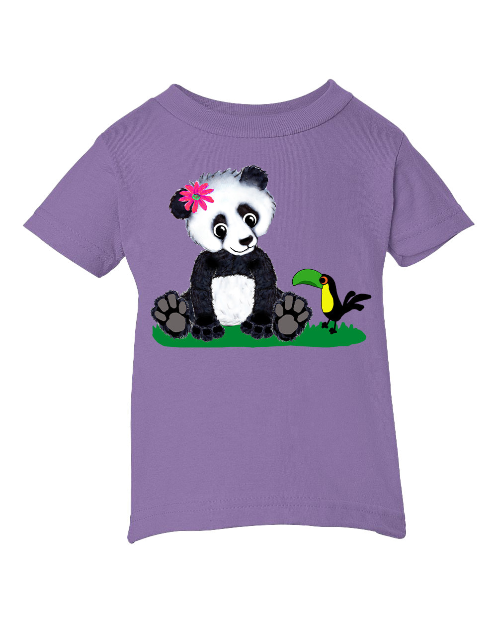 Girl Panda Toddler T-shirt