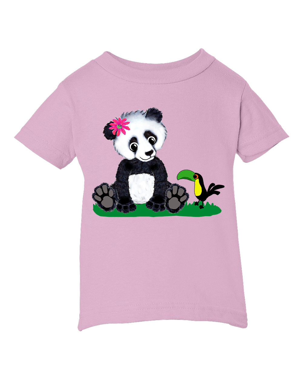 Girl Panda Toddler T-shirt