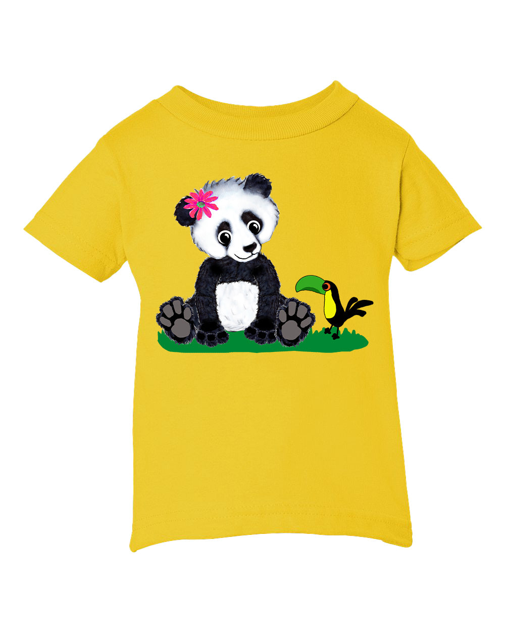 Girl Panda Toddler T-shirt