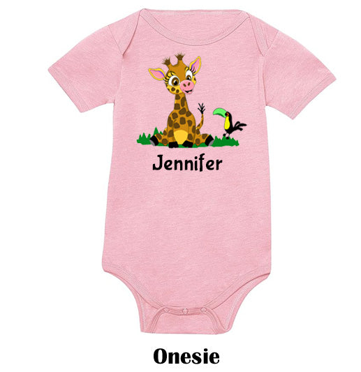Giraffe on Onesie