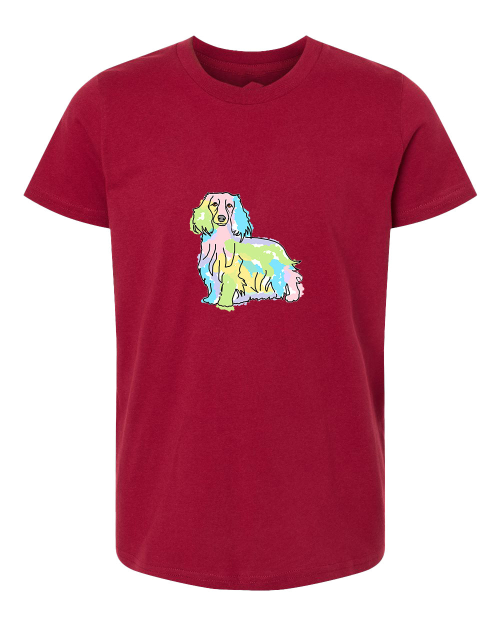 Long Haired Daschund Kids T-shirt