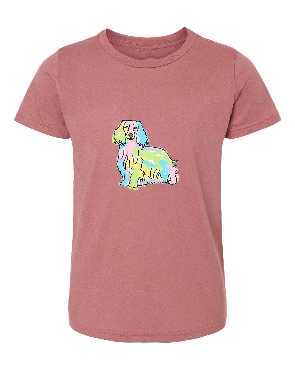 Long Haired Daschund Kids T-shirt