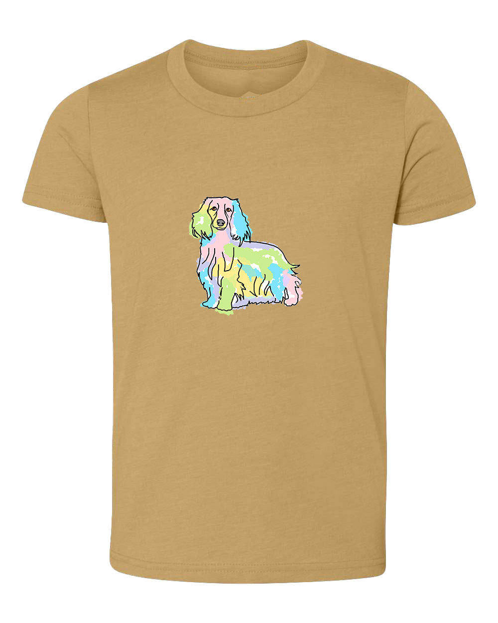 Long Haired Daschund Kids T-shirt