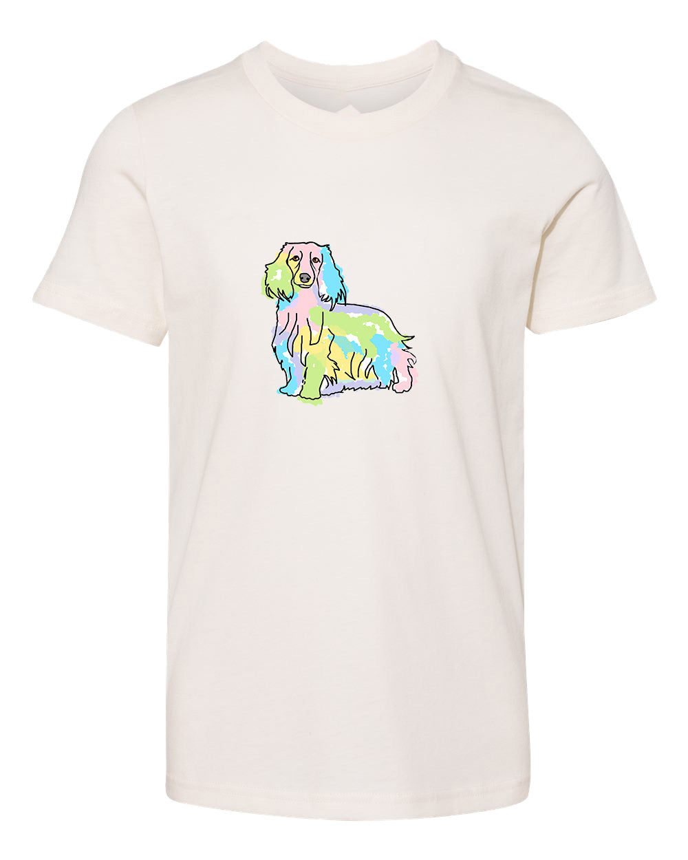 Long Haired Daschund Kids T-shirt