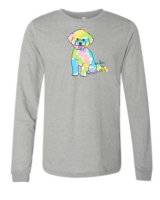 Bichon on Men's Long Sleeve T-shirt