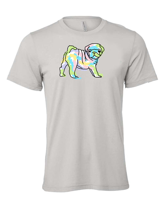 Pug on Men's T-shirt