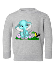 Load image into Gallery viewer, Elephant Toddler Sweatshirt
